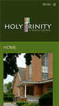 Mobile Screenshot of holytrinityhasbrouckheights.com